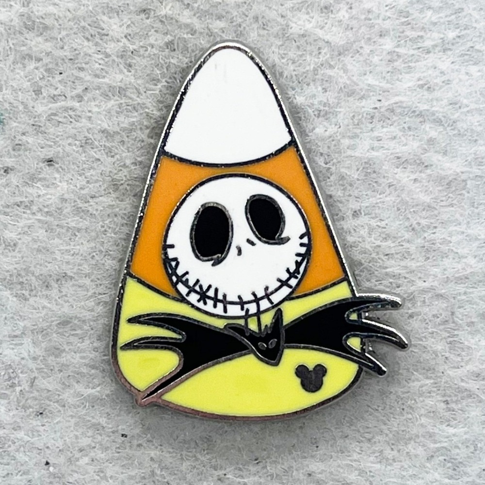 🔮 5/$25 Disney Nightmare Before Christmas Jack Skellington Candy Corn Pin